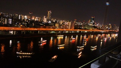 昨夜は、隅田川花火大会でした・・・