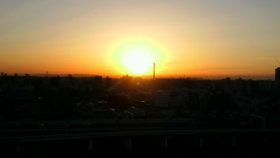 今日の朝陽を日本中へ・・・