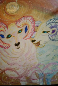 来年の干支羊さん描きました!(^^)!