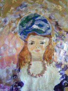 地球の中の女神様