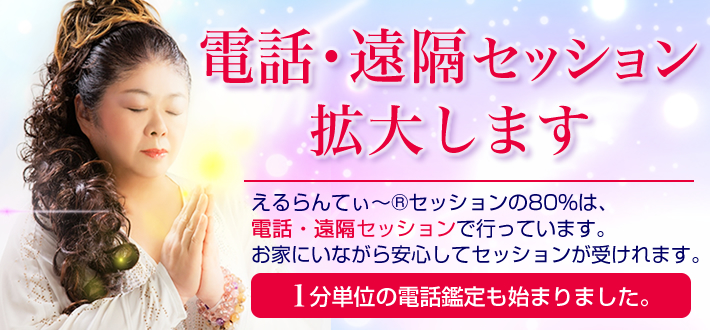電話・遠隔セッション拡大します